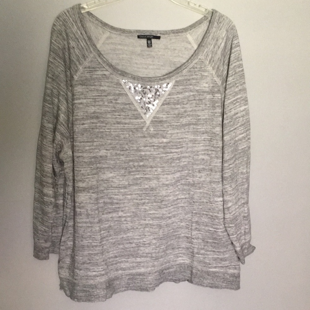 Light Gray Thin Sweater Sz 2XL